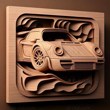 3D model Porsche 956 (STL)